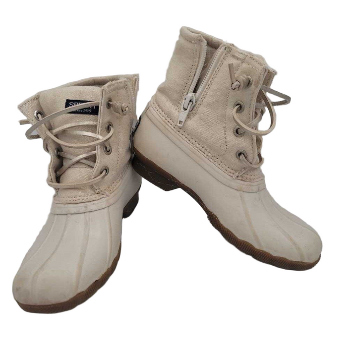 Lace + Zip Up Duck Boots