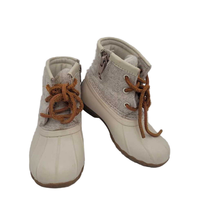 Lace + Zip Up Duck Boots