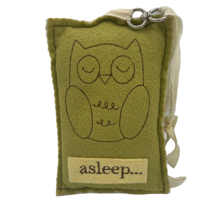 Door Hanging Owl Pillow / Awake + Asleep