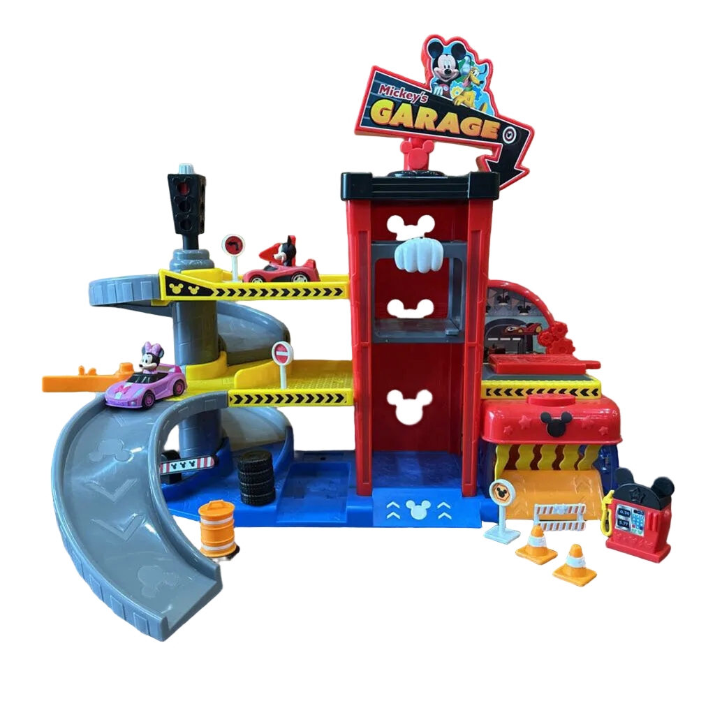 Mickey Mouse Toy Car Garage