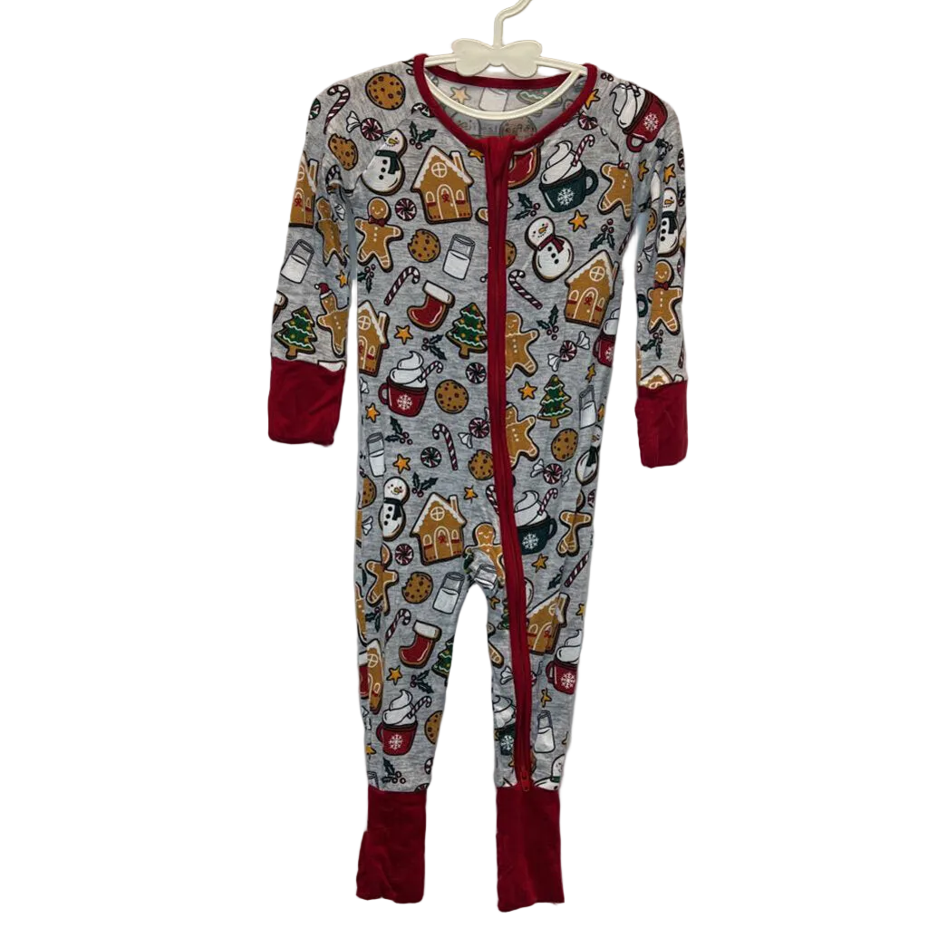 LS Footless Onesie / Christmas Cookies