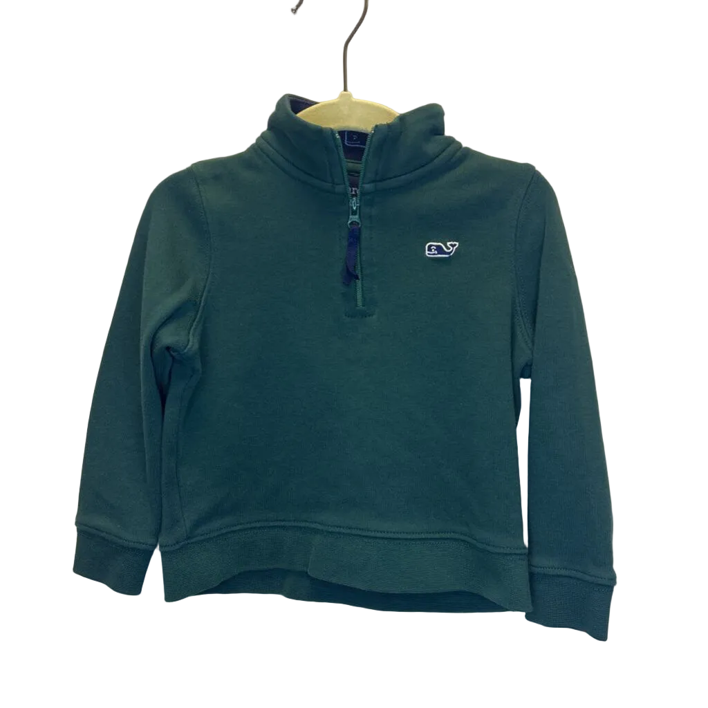 LS Qtr Zip Pullover Sweater
