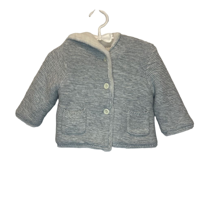 Button Up Fur Lined Hoodie