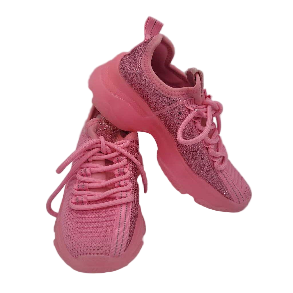 Lace Up Jeweled Sneakers