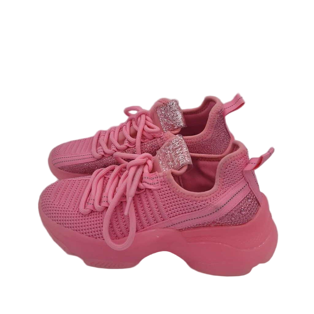 Lace Up Jeweled Sneakers