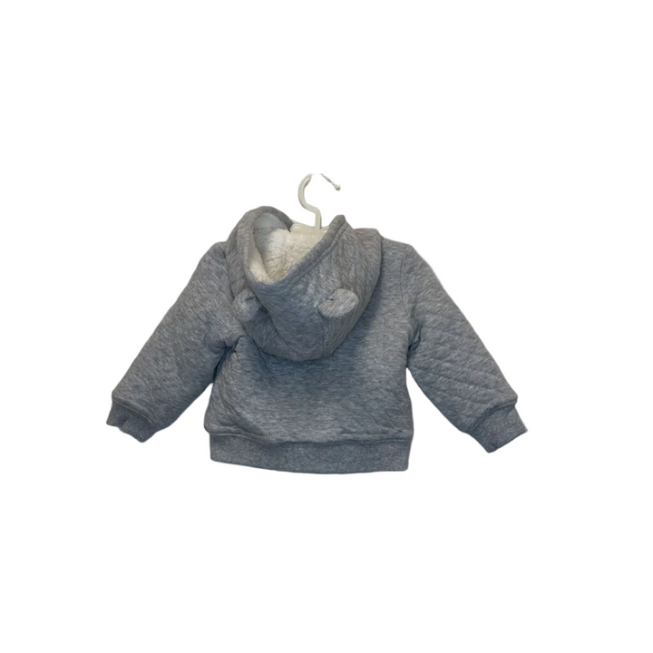 Zip Up Fleece Line Hoodie