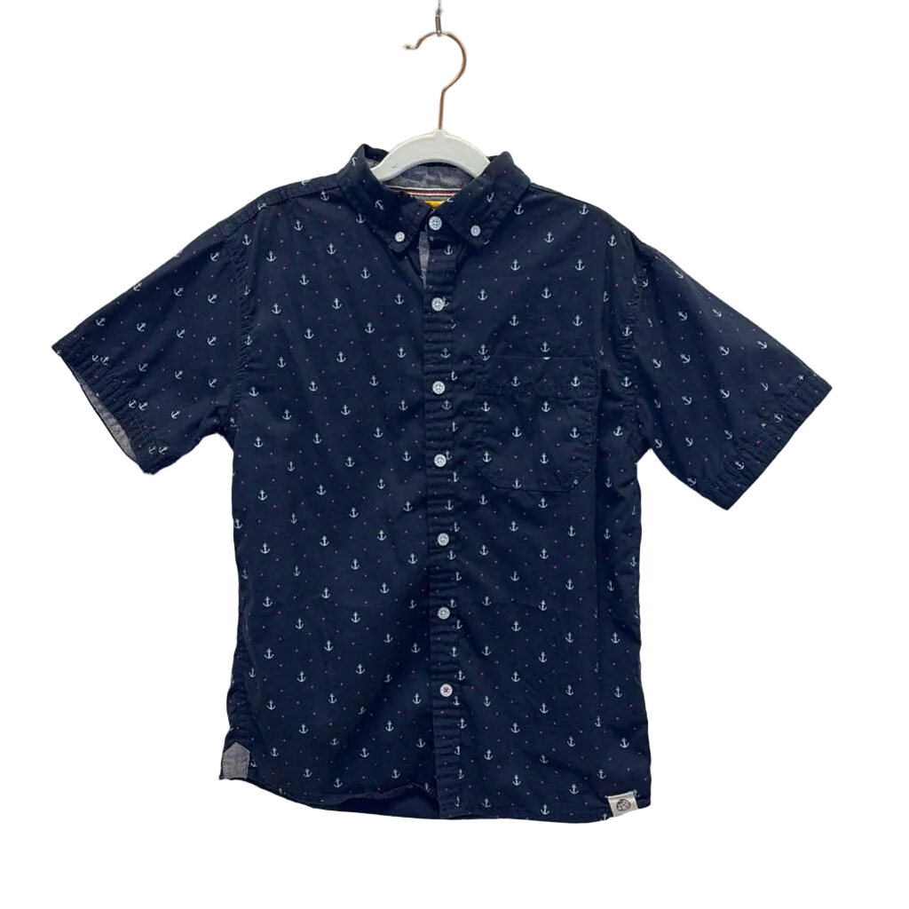 SS Collared Button Down / Anchors