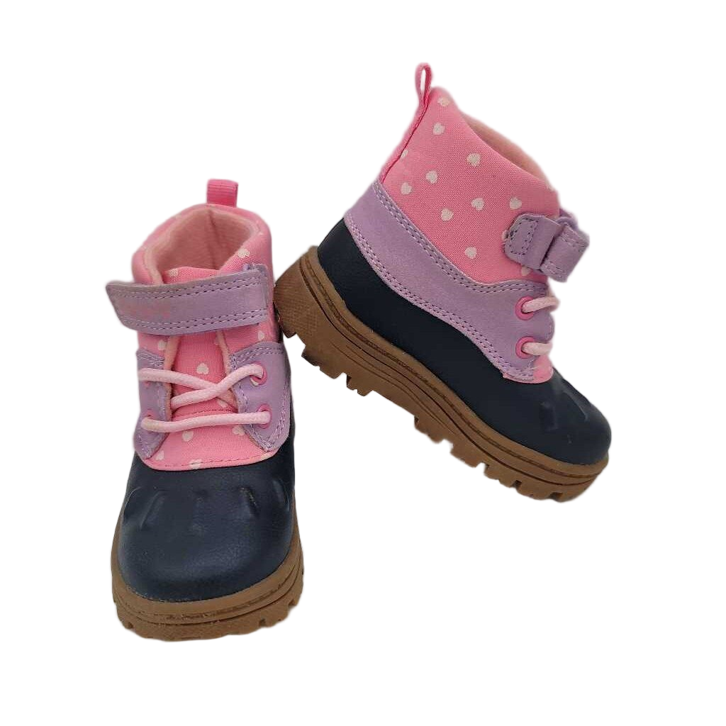 Lace Up Rain Boots/Velcro