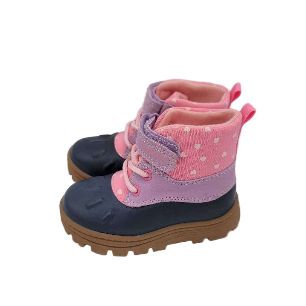 Lace Up Rain Boots/Velcro