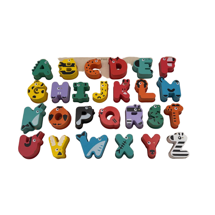Wooden Animal Alphabet Puzzle