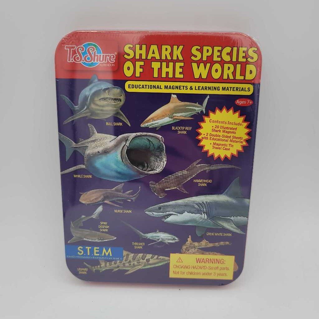 Shark Species Of The World Magnets