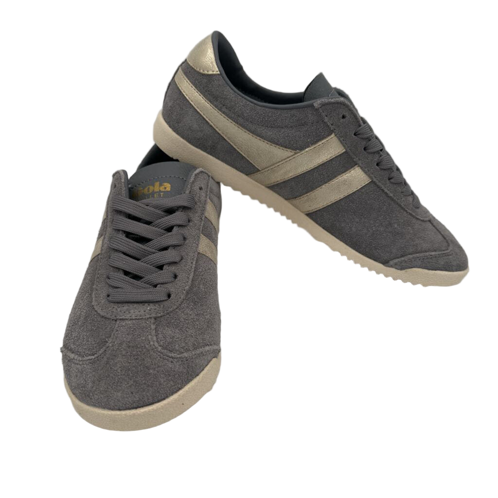 Lace Up Sneaker / Gold Stripes