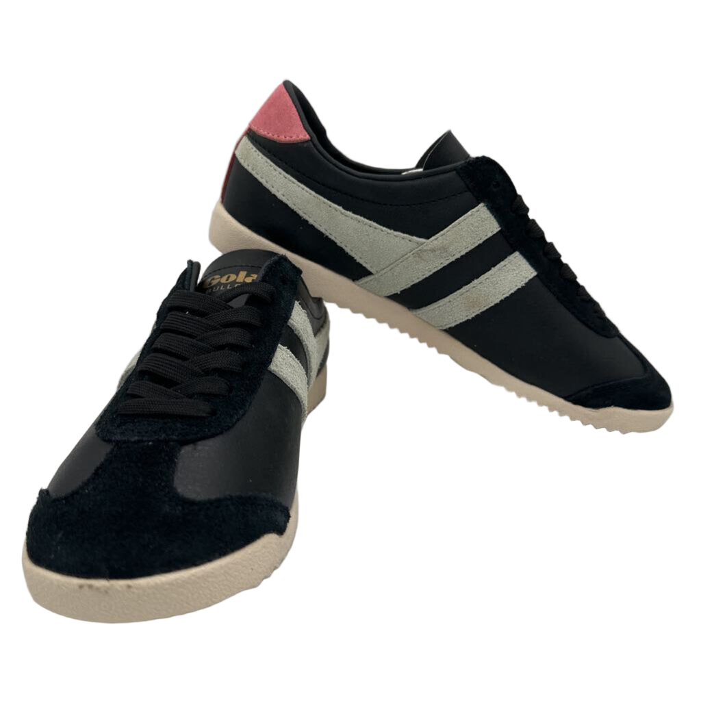 Lace Up Sneaker / Green Stripes