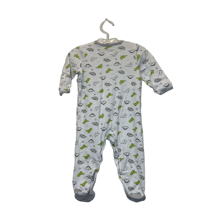 LS Footed Onesie / Dinosaurs