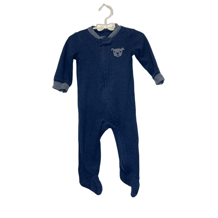 LS Footed Onesie / Dog Face
