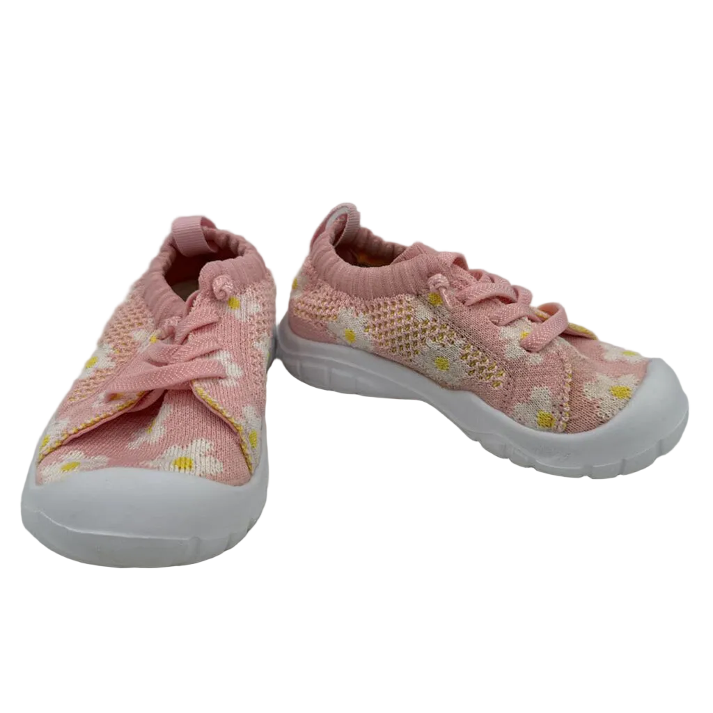 Slip On Mesh Sneakers / Flowers