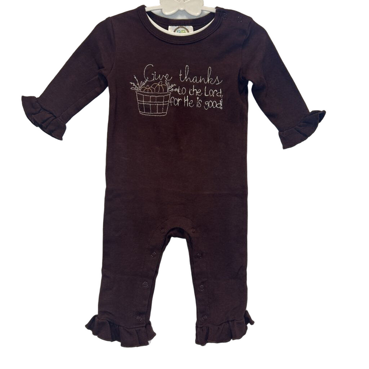 LS Romper / Give Thanks To The Lord