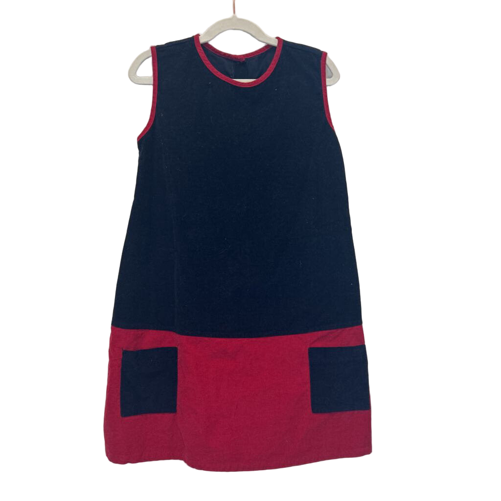 Sleeveless Corduroy Tunic Dress