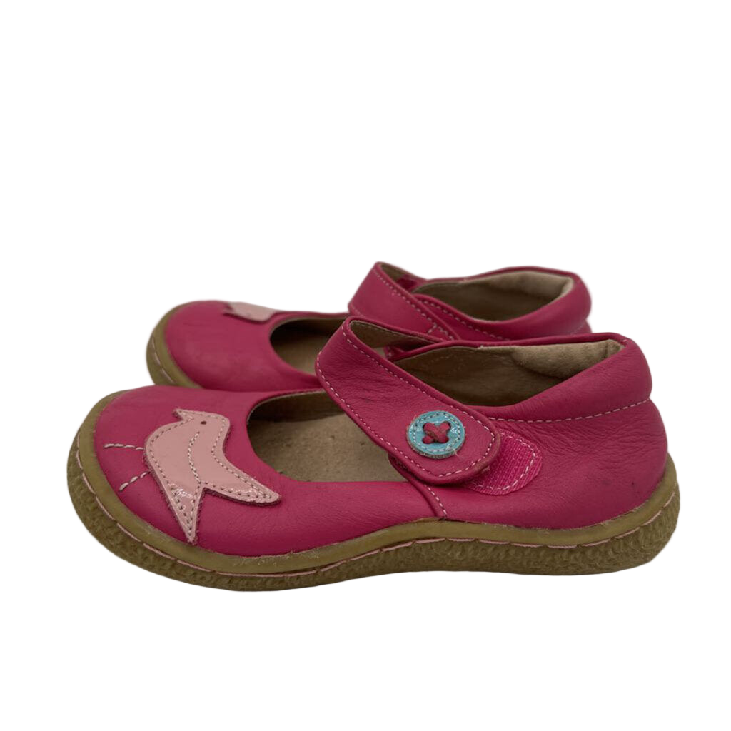Slip on Velcro Mary Janes/Bird