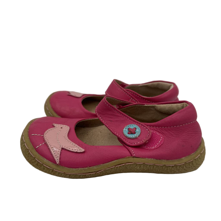 Slip on Velcro Mary Janes/Bird