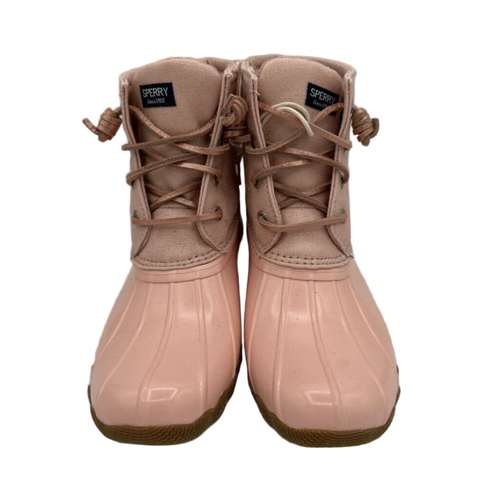 Canvas Top Lace Up Saltwater Rainboot