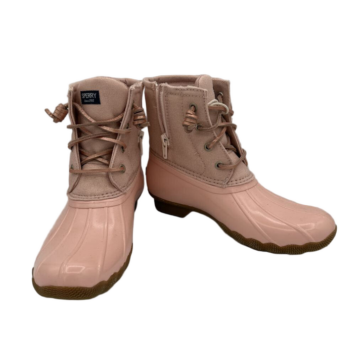 Canvas Top Lace Up Saltwater Rainboot