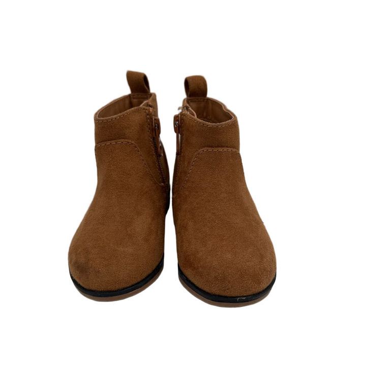 Zip Up Ankle Boots/Velvet