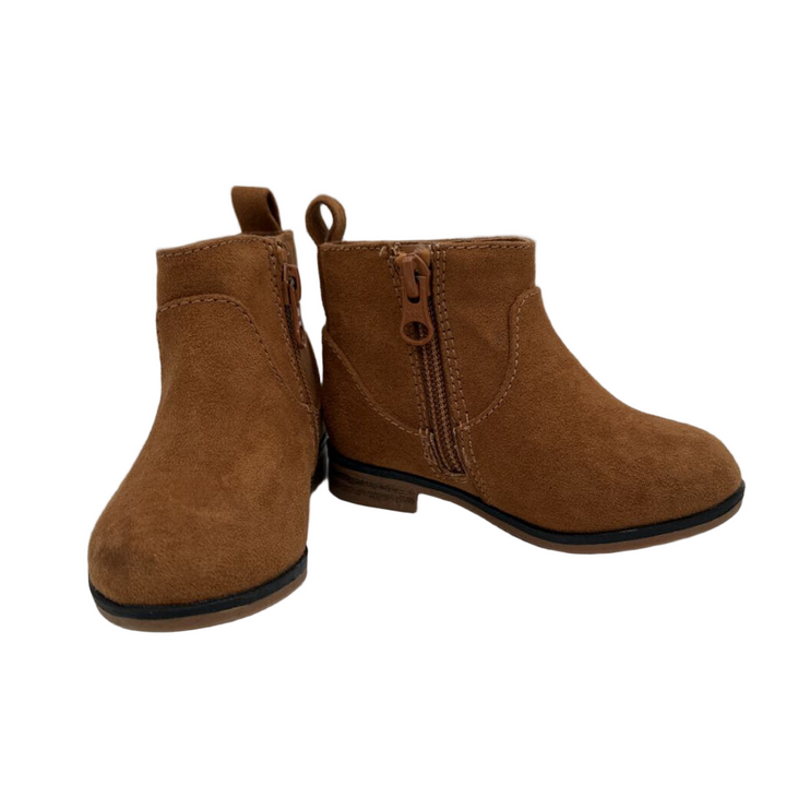 Zip Up Ankle Boots/Velvet