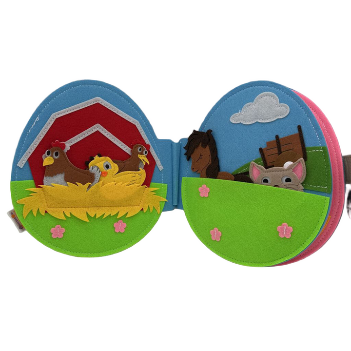 Easter Felt Activity Book w/Bag
