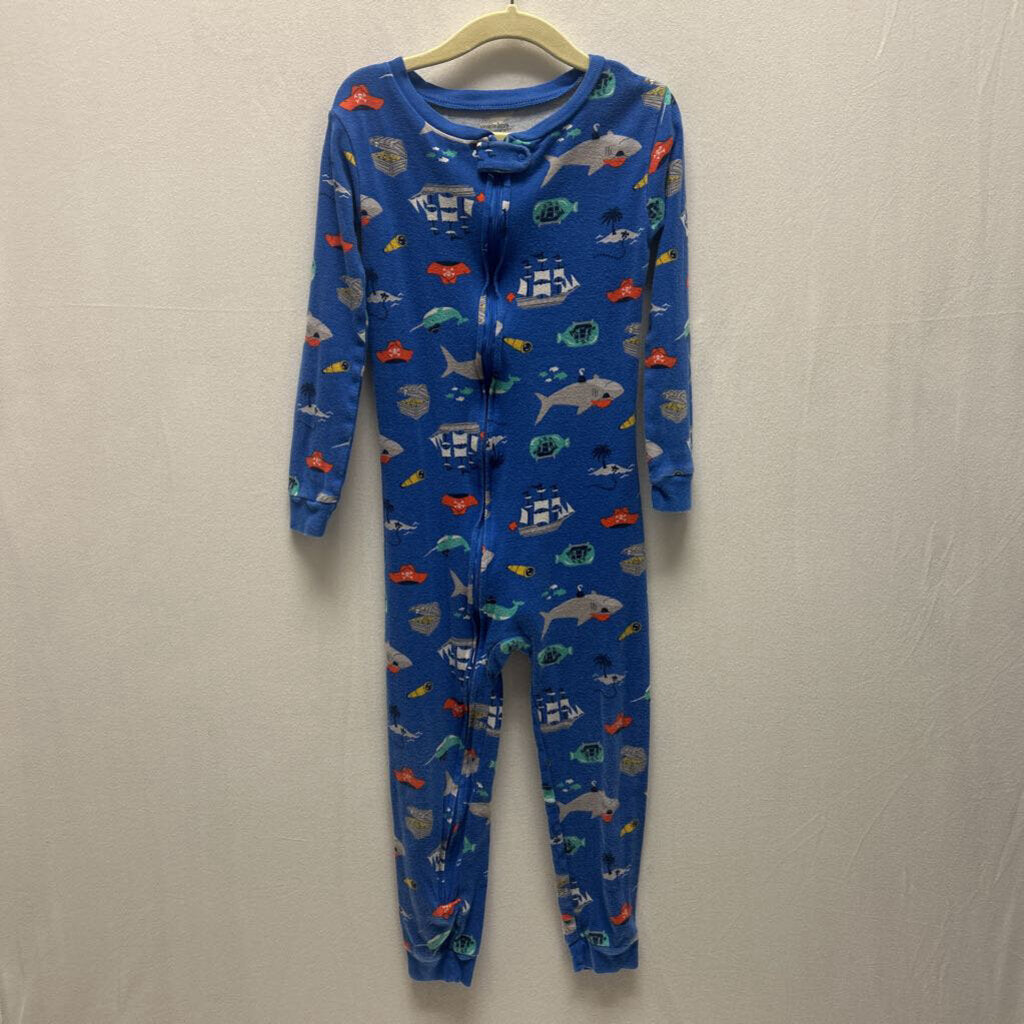 LS Footless Onesie / Sailboats