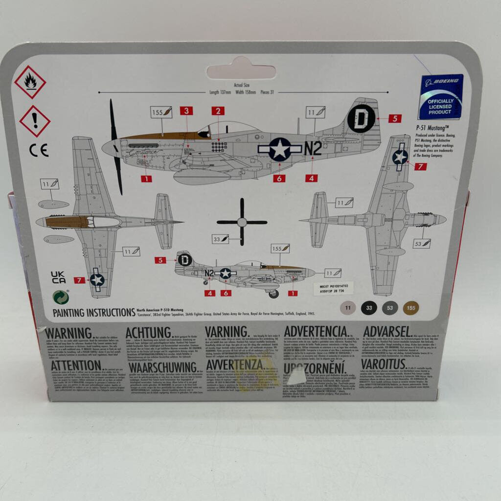 North American P-51D Mustang 1:72