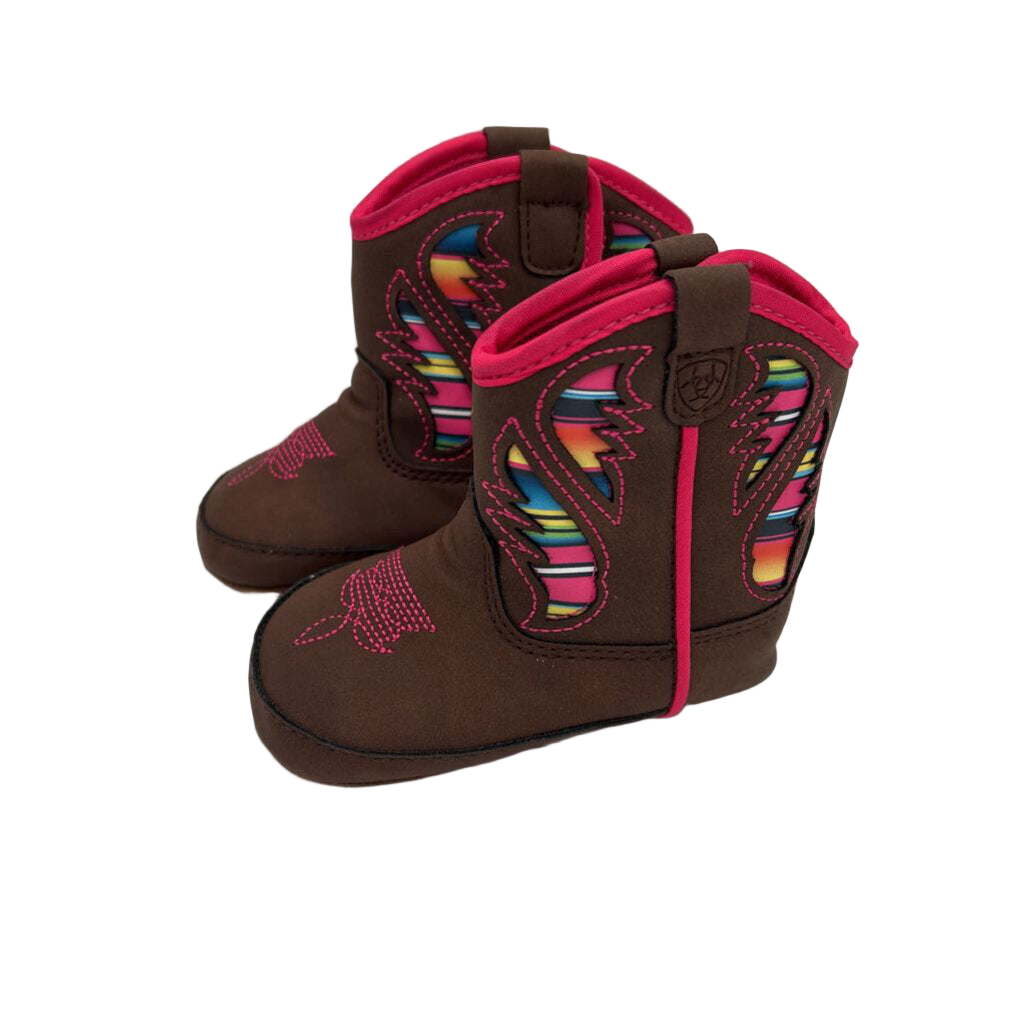 Slip on Cowboy Boots/Stripes