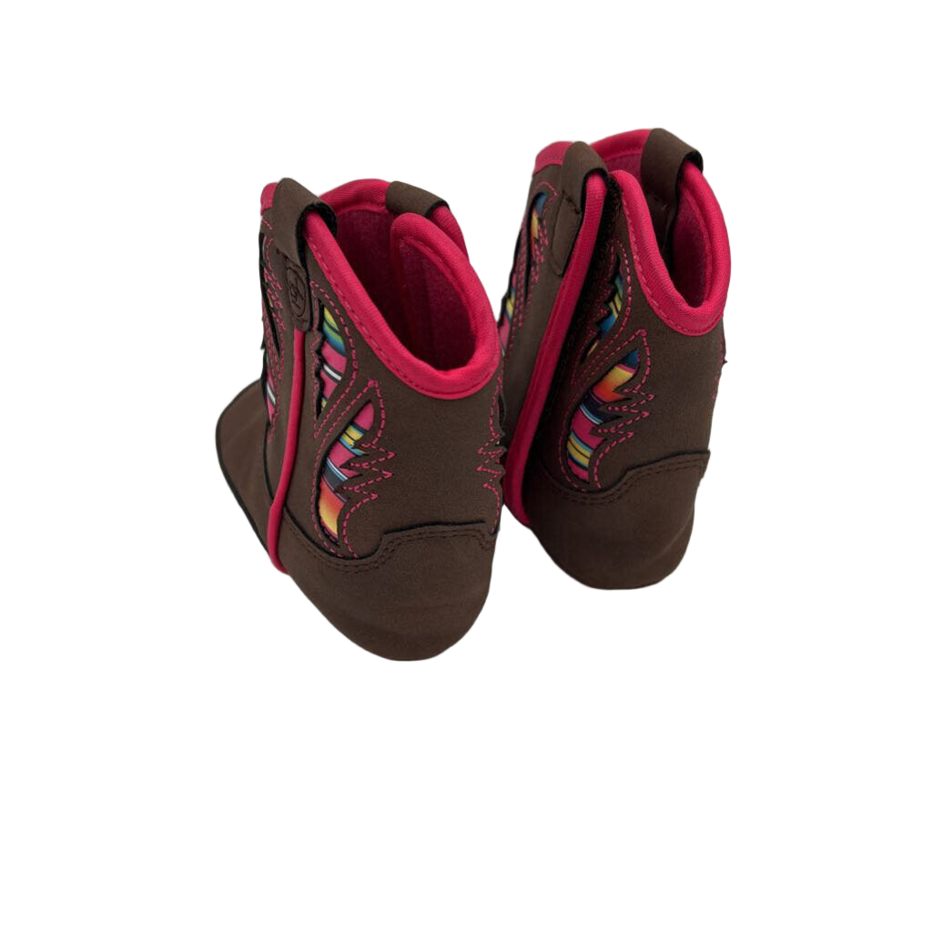 Slip on Cowboy Boots/Stripes