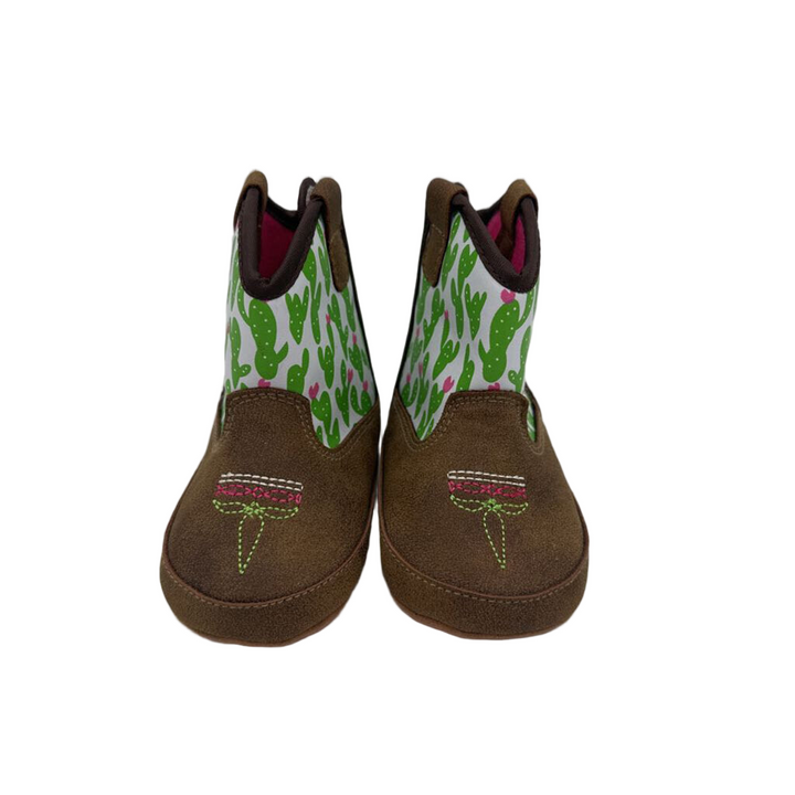 Slip on Cowboy Boots/Cactus