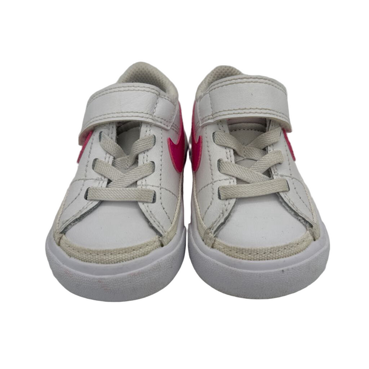 Elastic Lace Tennis Shoes/Velcro Strap