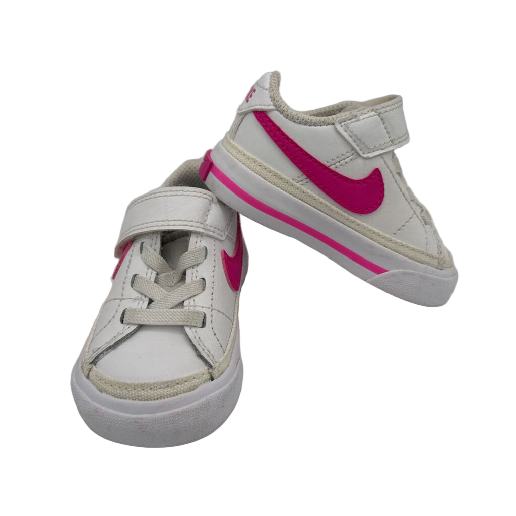 Elastic Lace Tennis Shoes/Velcro Strap