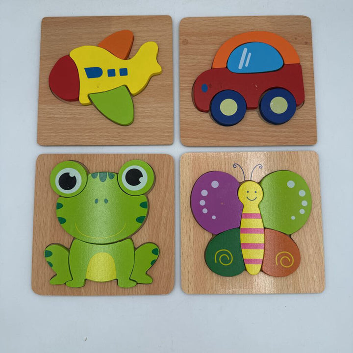 Miniature Puzzles/Set 4/2 Animal/2 Transportation