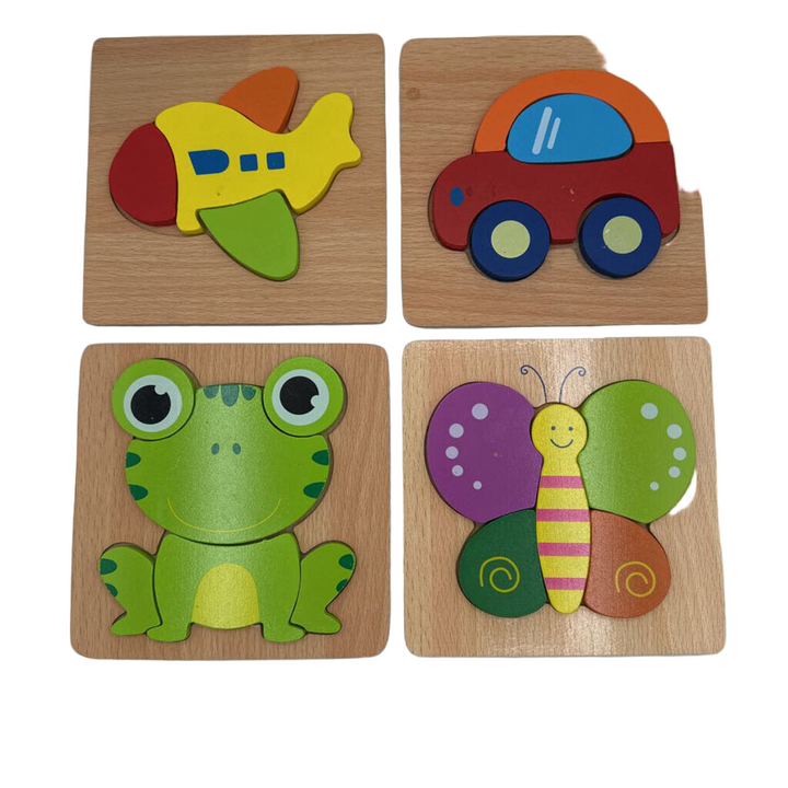 Miniature Puzzles/Set 4/2 Animal/2 Transportation