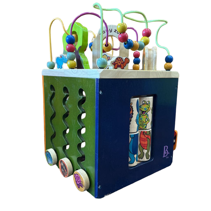 Wooden Activity Cube