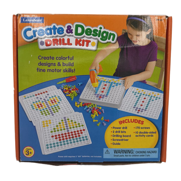 Create & Design Drill Kit: 167 Screws/No Screwdriver