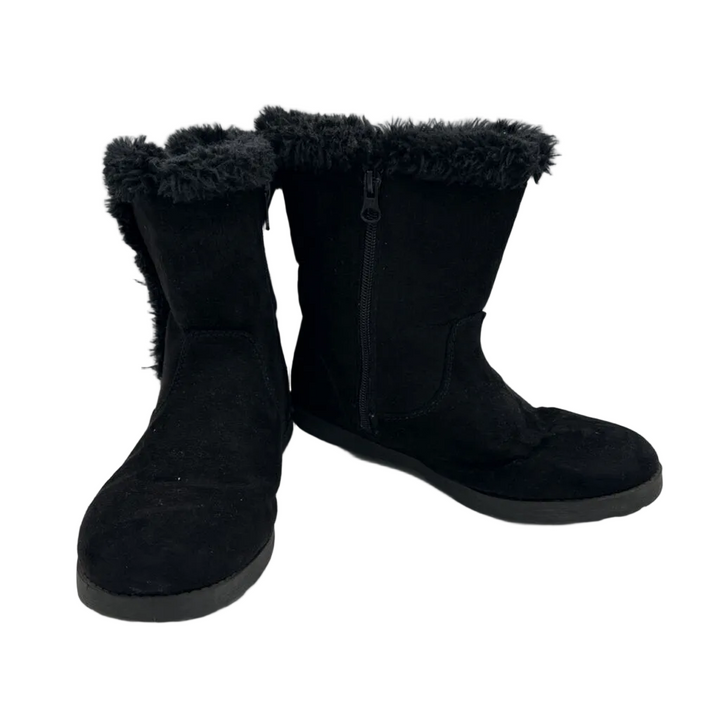 Slip on Boots/Faux Fur