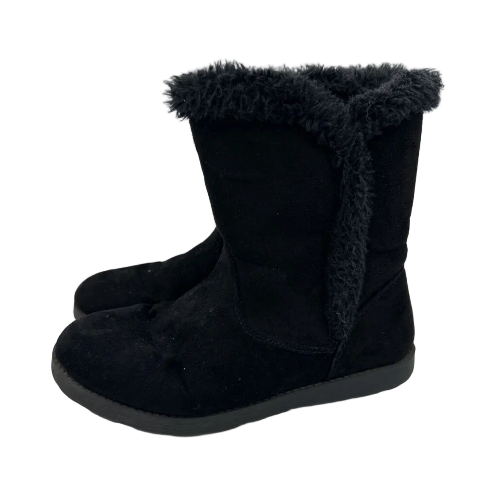 Slip on Boots/Faux Fur