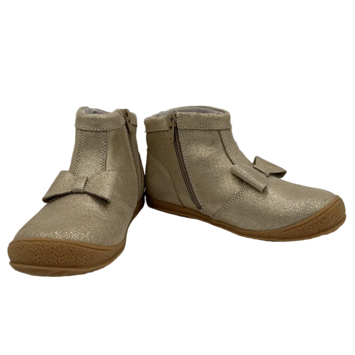 Ankle Boots/Zipper/Bow/Sparkle NEW