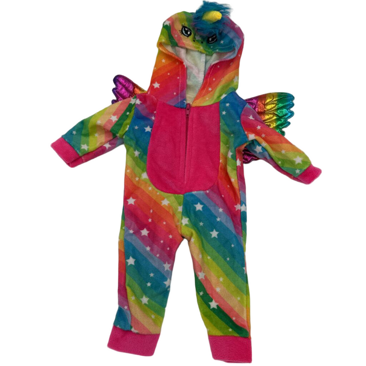 Unicorn Body Suit, Sleeping Bag, Slippers & Eye Mask