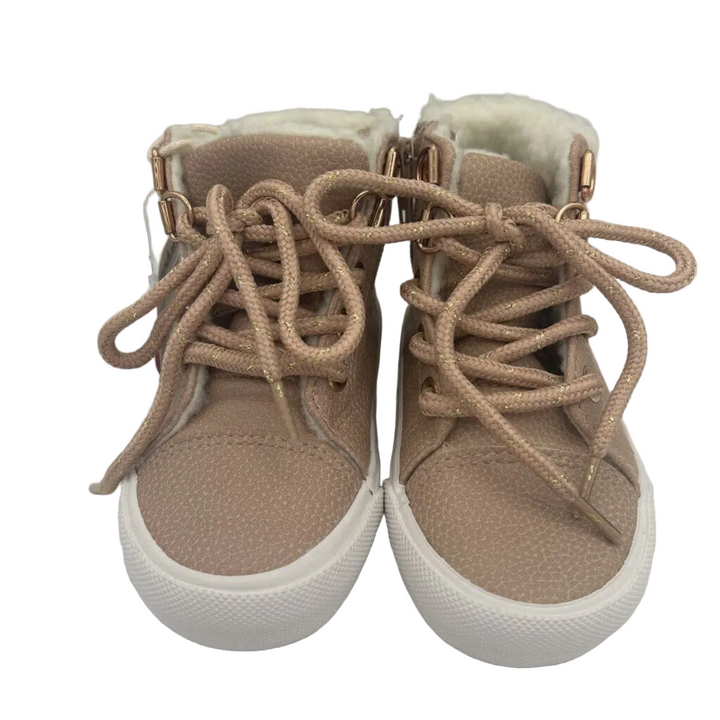 Ankle Boots/Zipper/Sherpa Lines