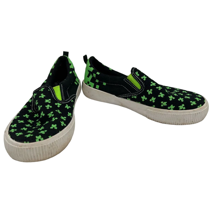 Slip On Sneakers / Minecraft Pattern