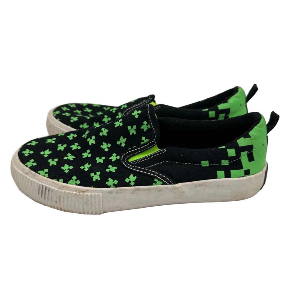 Slip On Sneakers / Minecraft Pattern