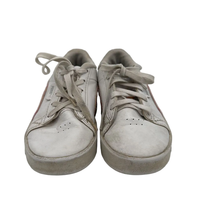 Lace Up Leather Tennis