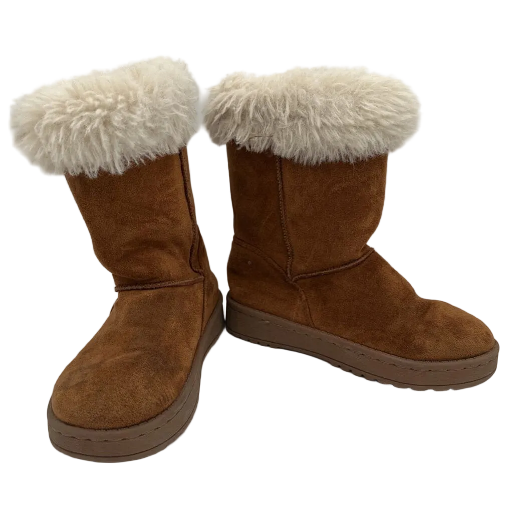 Suede Fur Lined Boot