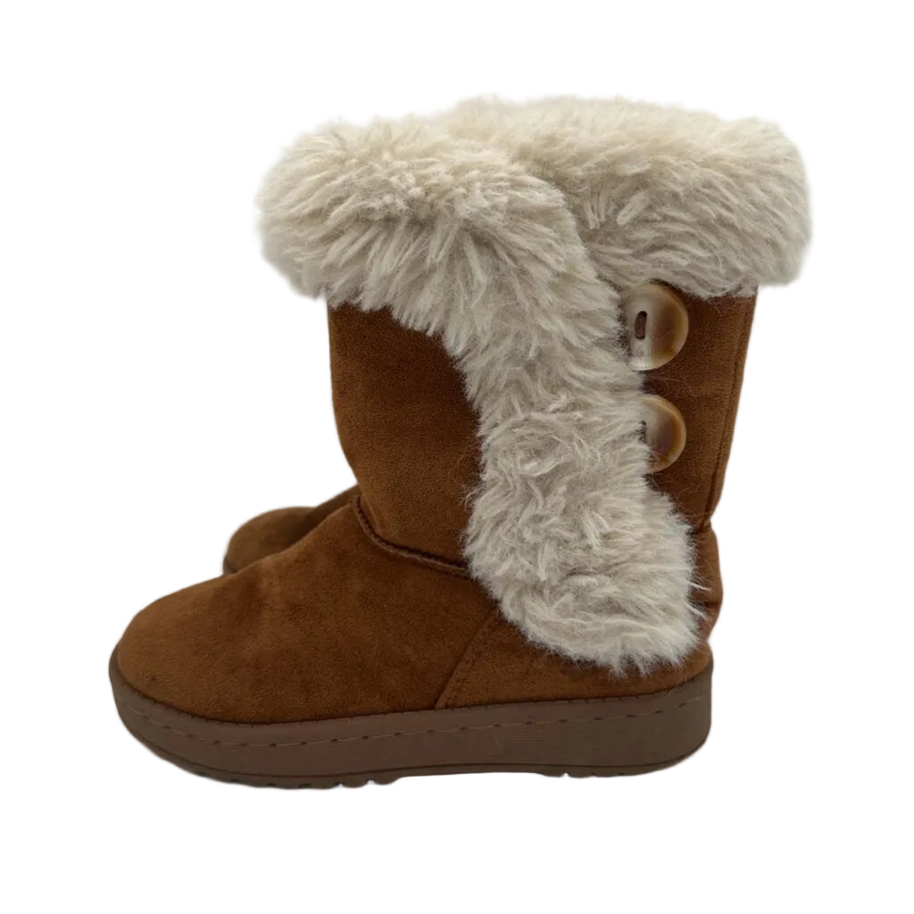 Suede Fur Lined Boot